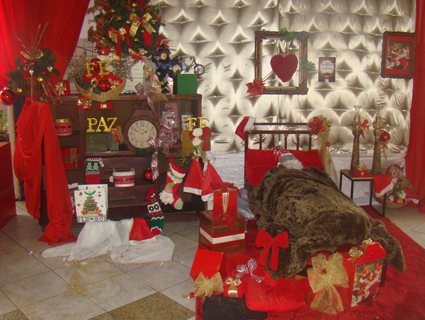 Entrada do Shopping Santa Cruz jÃ¡ estÃ¡ preparada para o natal